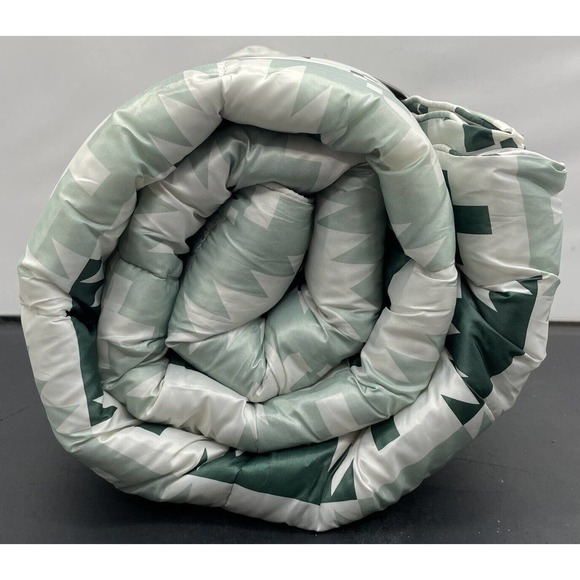 Pendleton Spider Rock Packable Throw Ultra Light Warm Navy Sage NEW Fast Ship - Picture 8 of 9